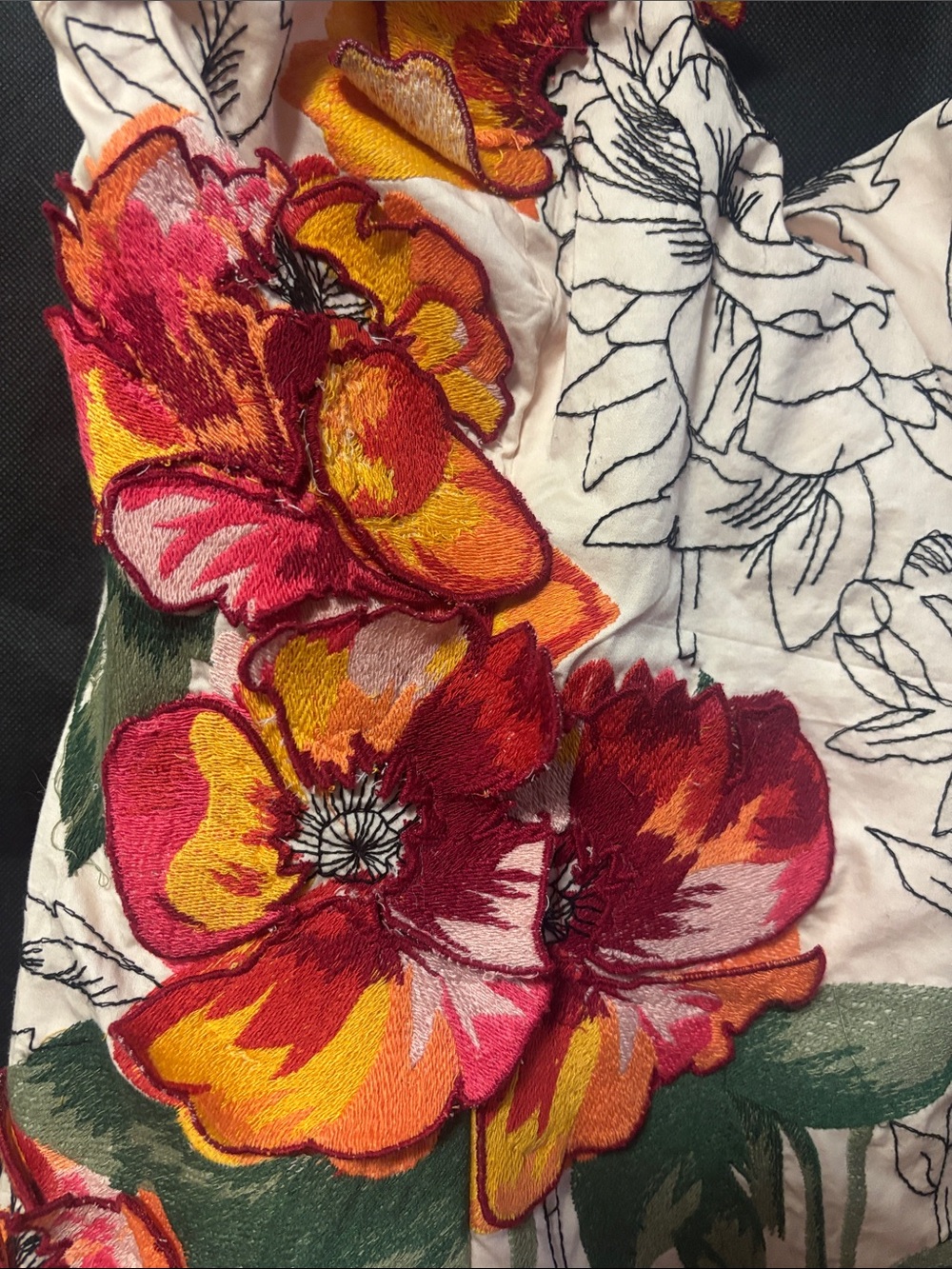 By Anthropologie Sweetheart Embellished Mini Dress